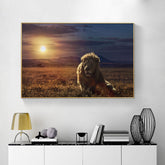 Toile - Lion Sunrise